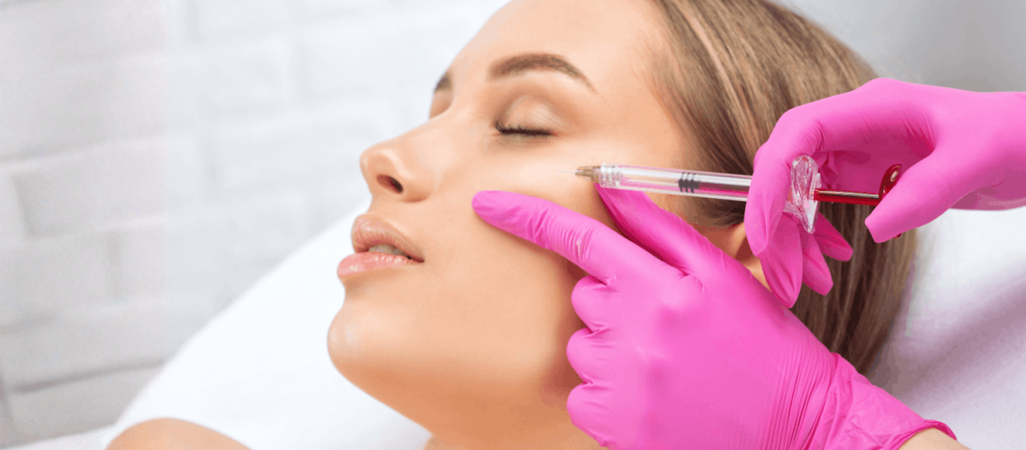 Lip filler vs dermal filler Calgary comparison at Juvea Aesthetics showing natural facial contouring and lip enhancement results.